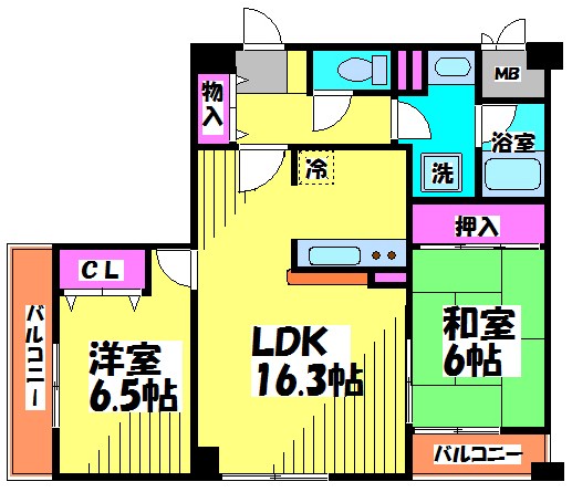 アクシス調布 間取り