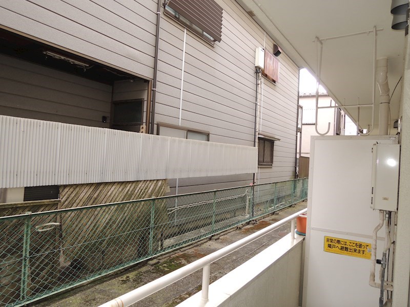 ハイラーク稲田堤 ベランダ