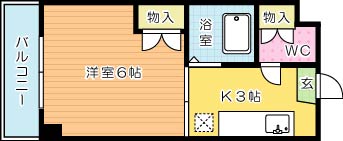 ホワイトハイムＹＭ 301号室 間取り