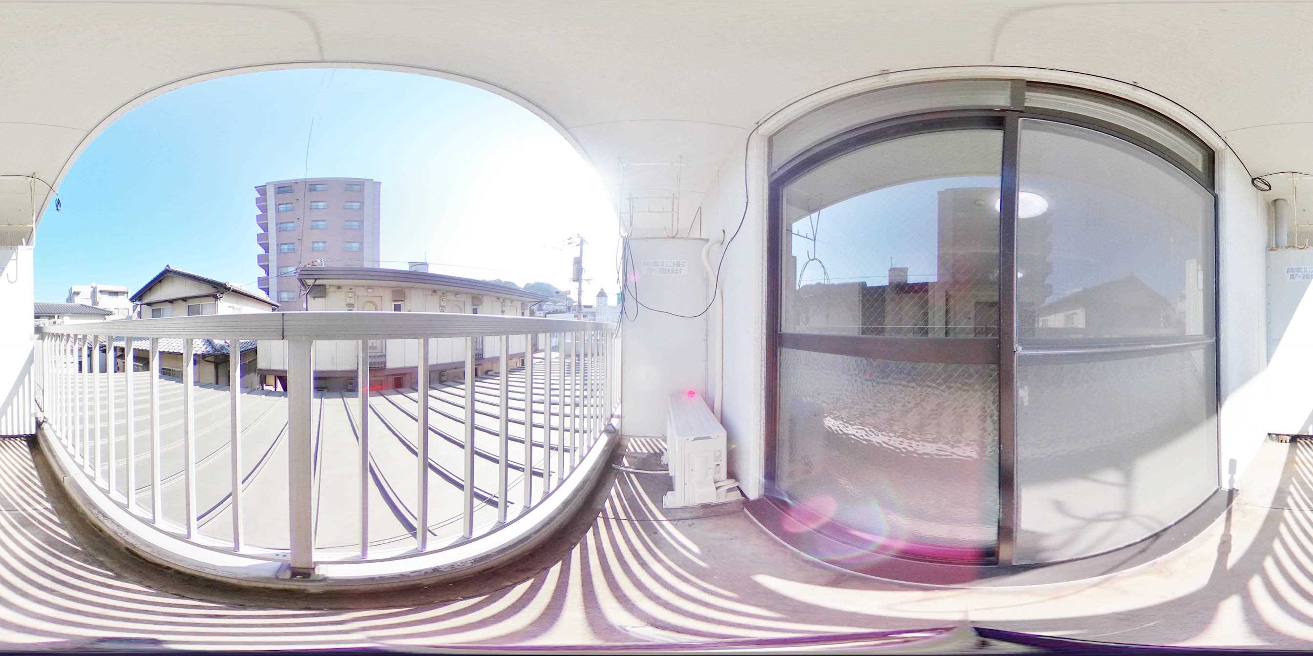 末廣ハイツ ベランダ