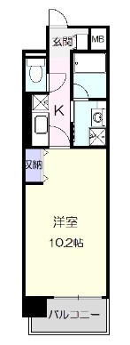 愛知県名古屋市中区新栄２丁目 間取り