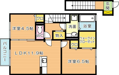 サンドリーム千代 間取り図