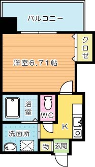 協和大手町ビル 702号室 間取り