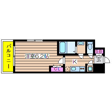 大阪府大阪市西区江戸堀３丁目 間取り