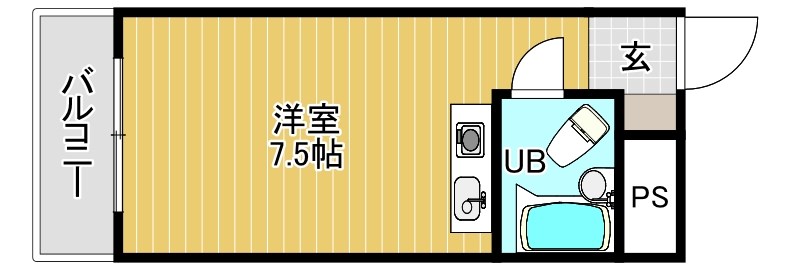 シティハイツＶＩＰ 705号室 間取り