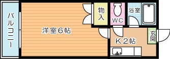 さとコーポ 202号室 間取り