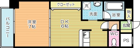 ＦＨＥ北九州ｂｌｄｇ 402号室 間取り