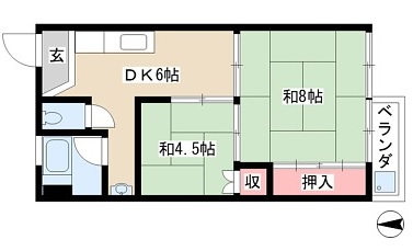 愛知県名古屋市中区千代田２丁目 間取り