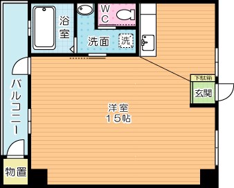 コーポ川口 301号室 間取り