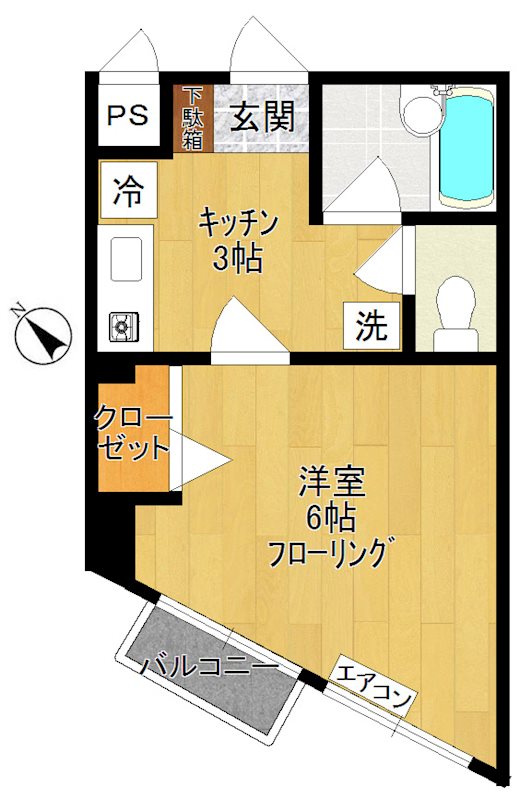 ＦＹハイア 307号室 間取り