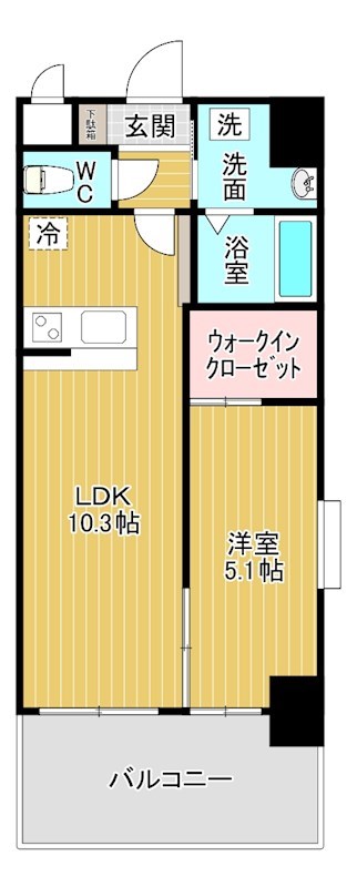 ビッグファミリー葛原 201号室 間取り