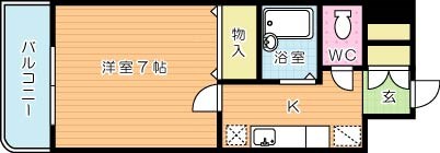スターゲートマジョリティー 303号室 間取り