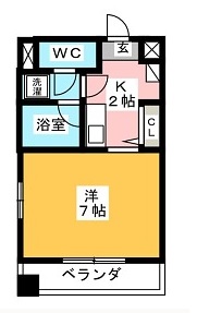 愛知県名古屋市中区新栄１丁目 間取り