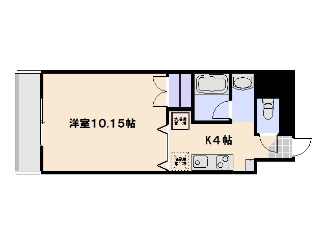 グレイシャス五日市 202号室 間取り