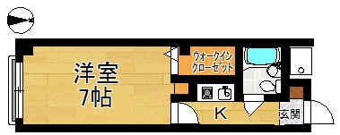 コーポあすなろ　Ａ棟 間取り図