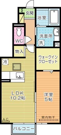 クラポンテＭⅡ 103号室 間取り