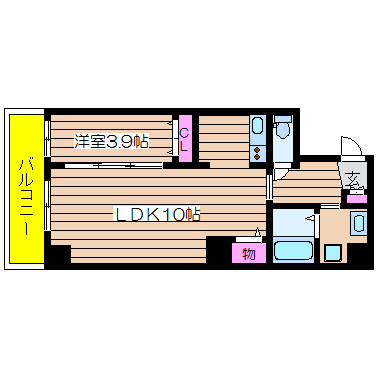 アーベル更紗北堀江 間取り