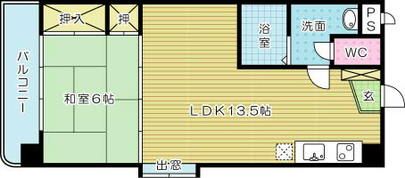 ルネッサンスＴＯＥＩ美萩野 210号室 間取り