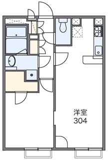 大森北 304号室 間取り