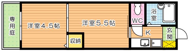 ＭＯＯＮ赤坂Ｂ棟 104号室 間取り