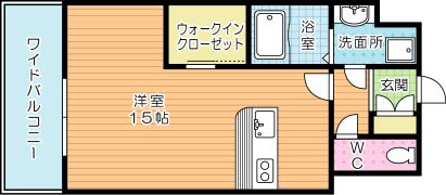 ウィークスステラ 402号室 間取り