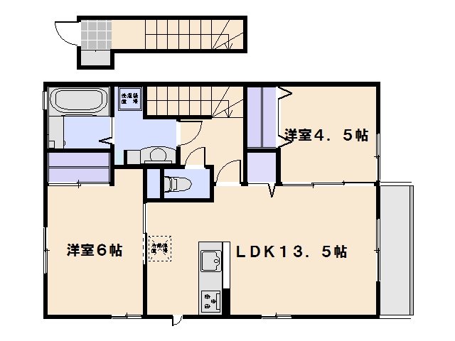 フ・ミール6号館 間取り図