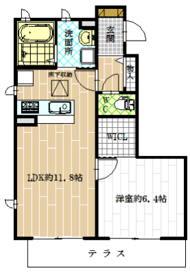 シャーメゾン和（なごみ）Ⅰ 間取り