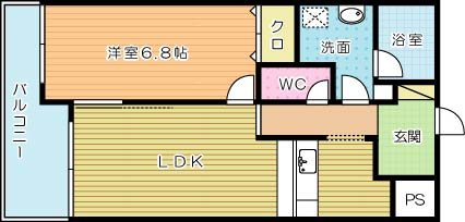 ビアリッツ 302号室 間取り