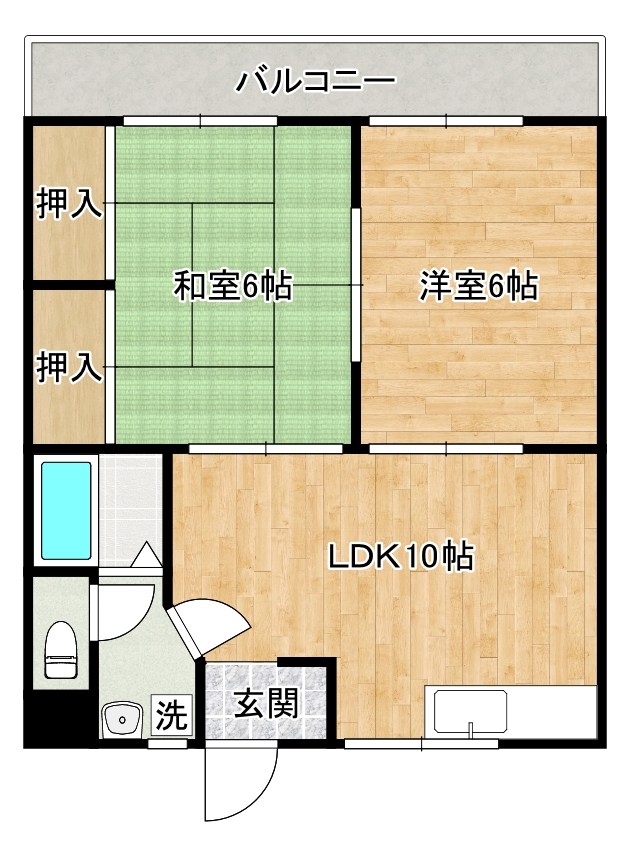 sini　lintu（シニーリントゥ） 203号室 間取り