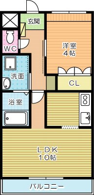 セントラルバレーＦ 203号室 間取り