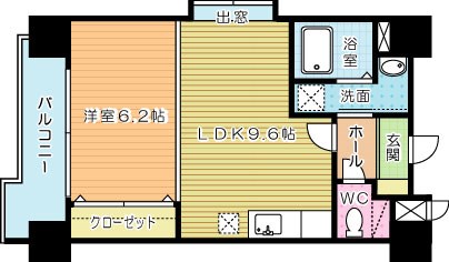 竪町センタービル  203号室 間取り