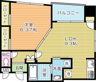 ＰＩＡＧＥＴ（ピアジェ）  203号室 間取り