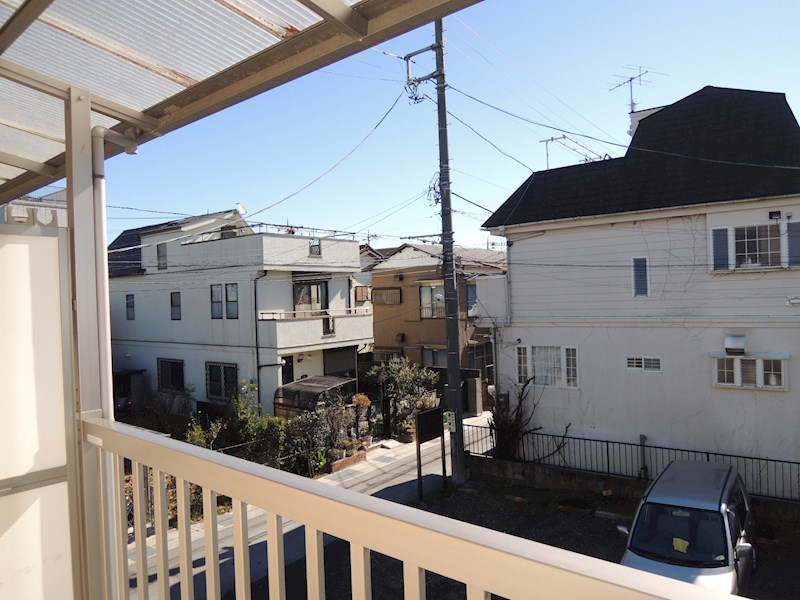 ブラウンコートK ベランダ