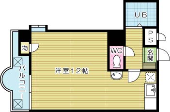 ヤングハイツシャトレ 602号室 間取り