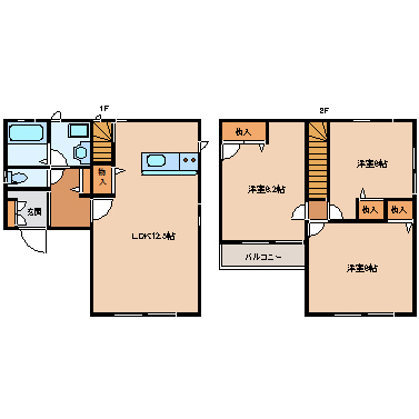 鶴田町一般住宅 間取り