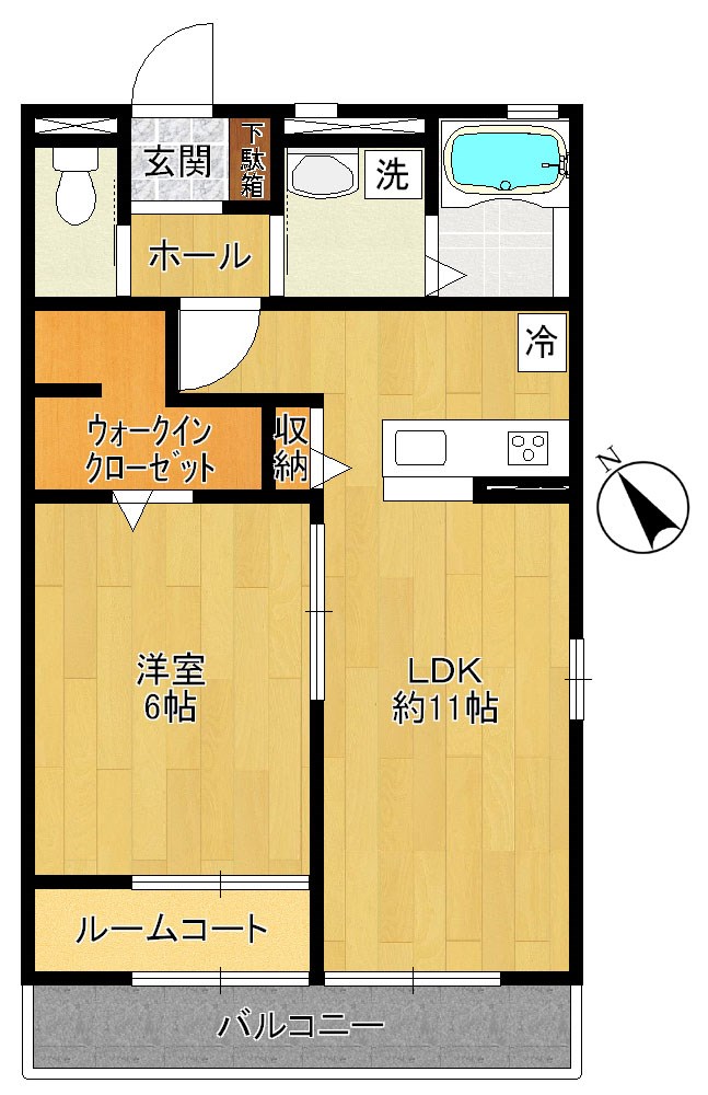 アイランドII 間取り図