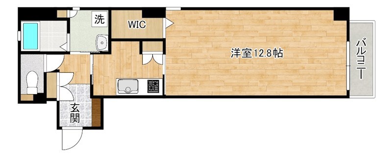 アネシス片野 503号室 間取り