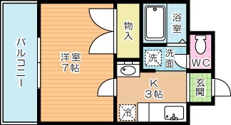 シャトー森Ⅴ  間取り図