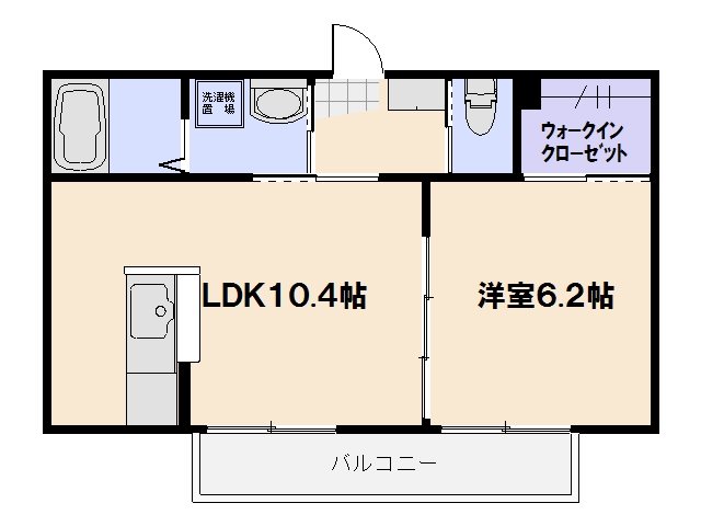 フェリスタージュ五日市中央　Ａ棟 間取り