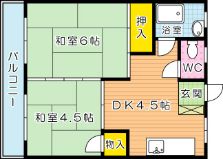 第一白石ビル 間取り図