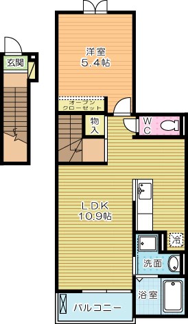 アメニティ下石田Ⅱ 間取り
