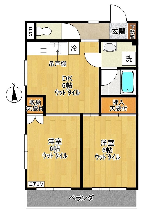ハイム梨花 間取り図