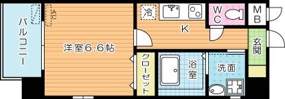 ＭＤＩミルファルコ下曽根駅前 301号室 間取り