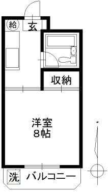 晃ハイム 間取り図