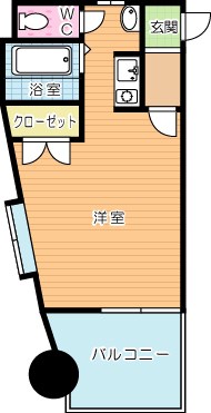 アリエス城野 608号室 間取り