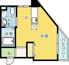 旦過タカヤコーポレーションビル 702号室 間取り