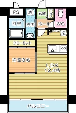 門司ポロニア 207号室 間取り