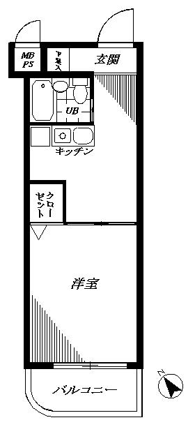 パーソネージュ氷川台 間取り図