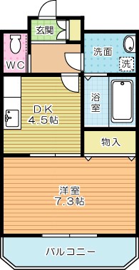 ヒット馬借ビル 702号室 間取り