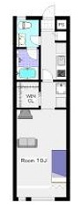 中野区沼袋４丁目楽器可（ピアノ・弦/管/打楽器・声楽）築浅デザイナーズマンション 間取り